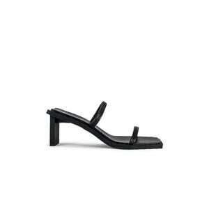 St. Agni 'Fine' Black Strap Heel Size 40